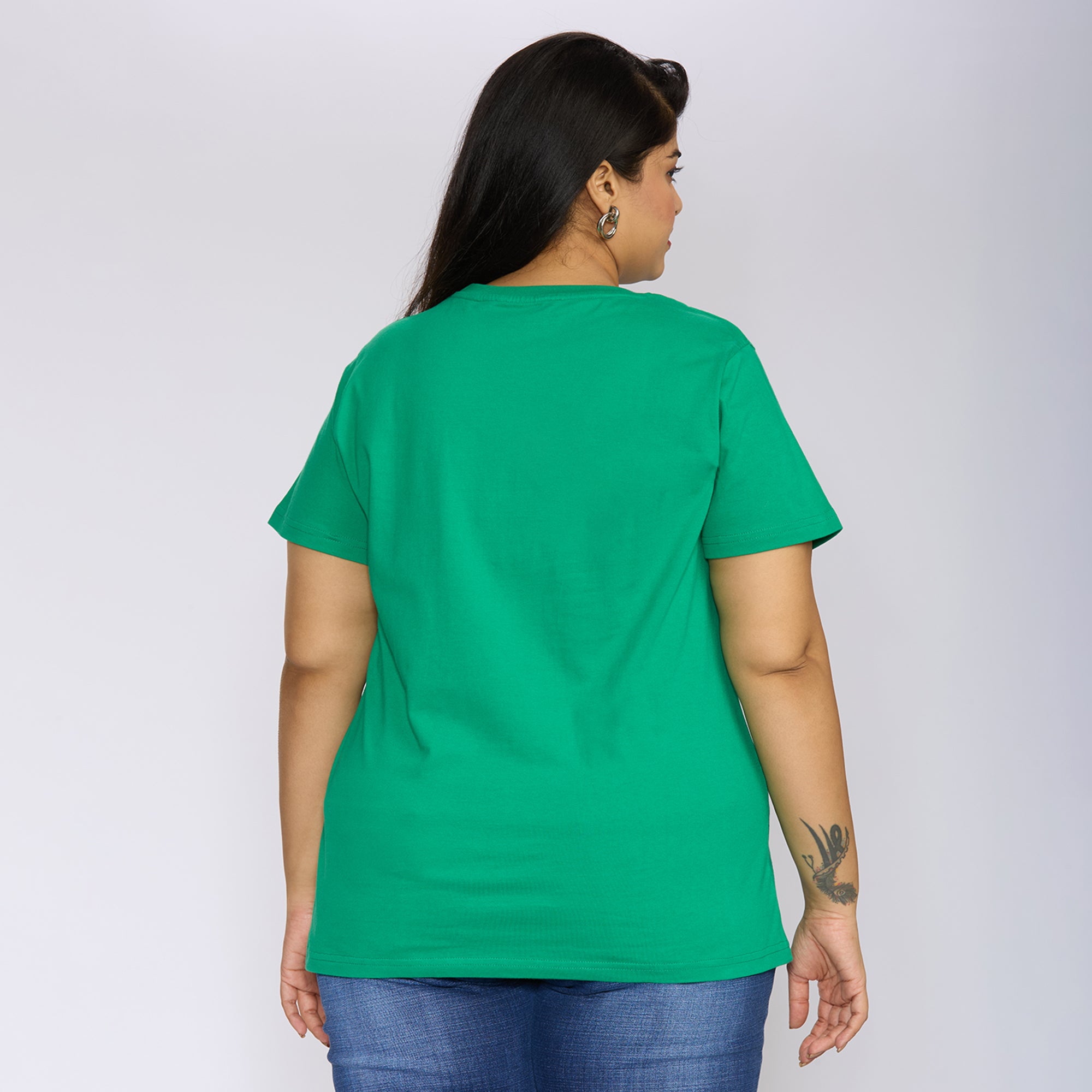 Plus Size Core T-shirt | 2XL - 8XL | 100% Cotton | Green