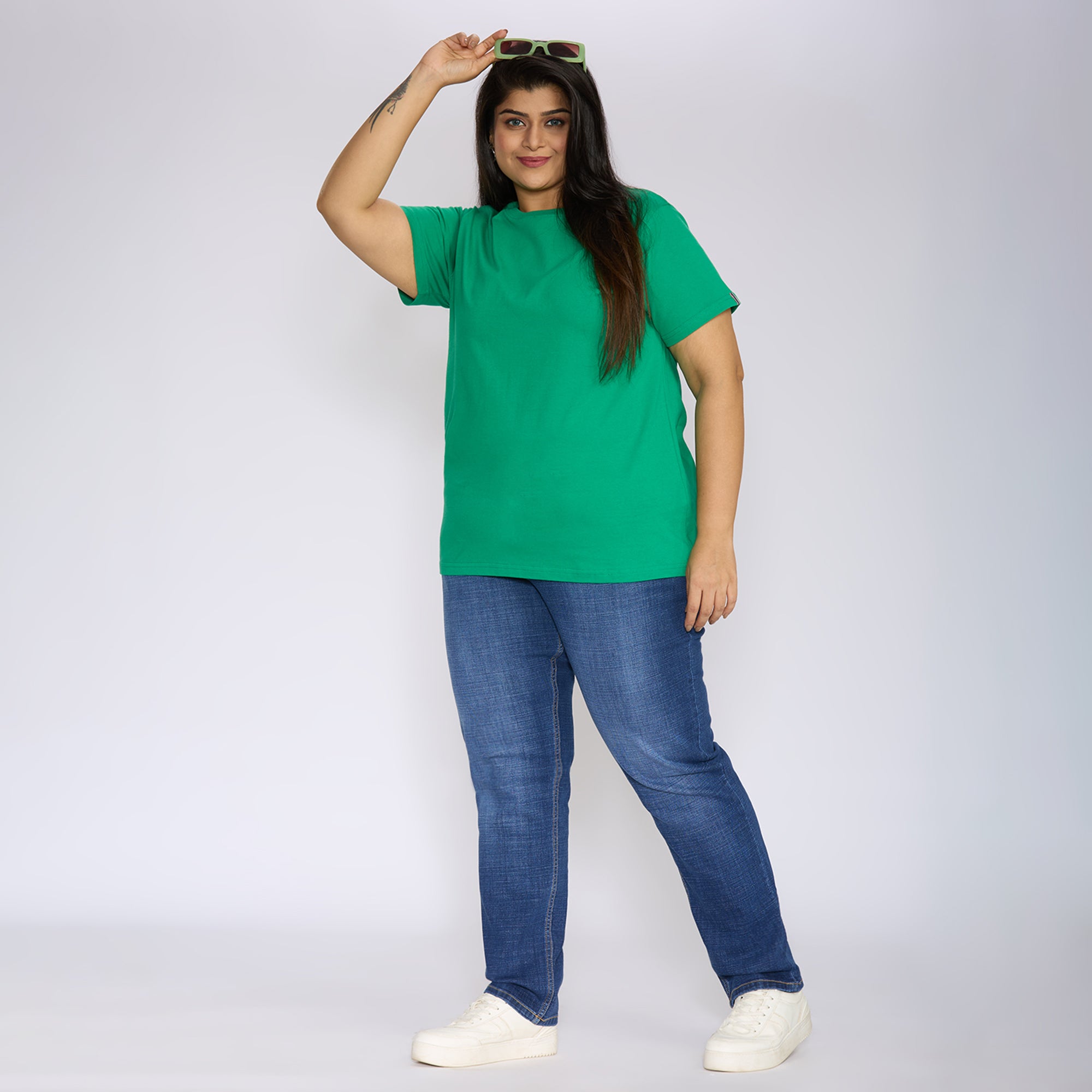 Plus Size Core T-shirt | 2XL - 8XL | 100% Cotton | Green