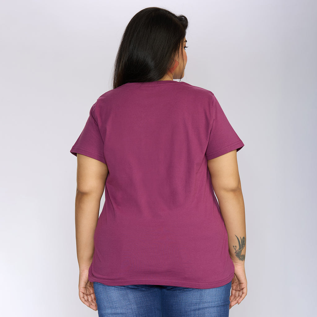Plus Size Core T-shirt | 2XL - 8XL | 100% Cotton | Magenta