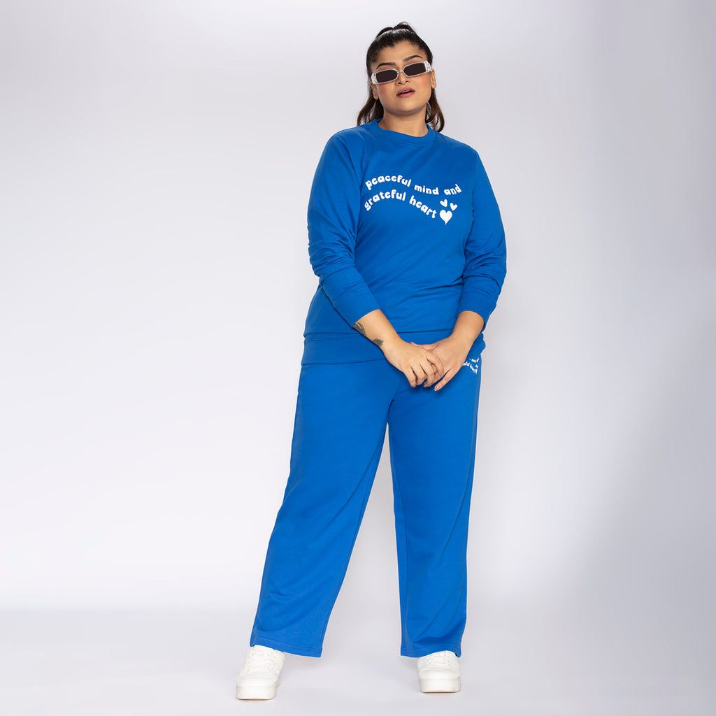 Plus Size Sweatpant | 2XL - 8XL | 100% Cotton | Royal Blue