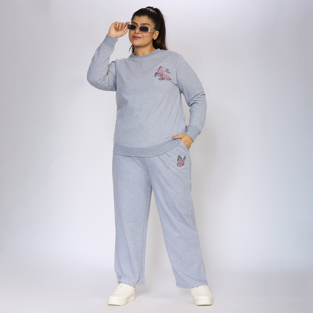 Plus Size Sweatpant | 2XL - 8XL | Grey Melange