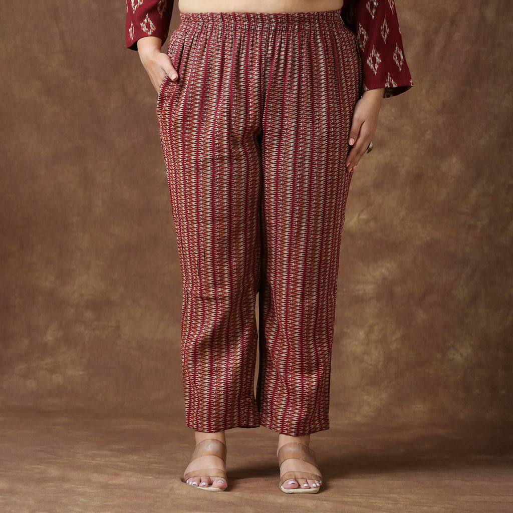 Plus Size Co-Ord Set | 2XL - 8XL | Red