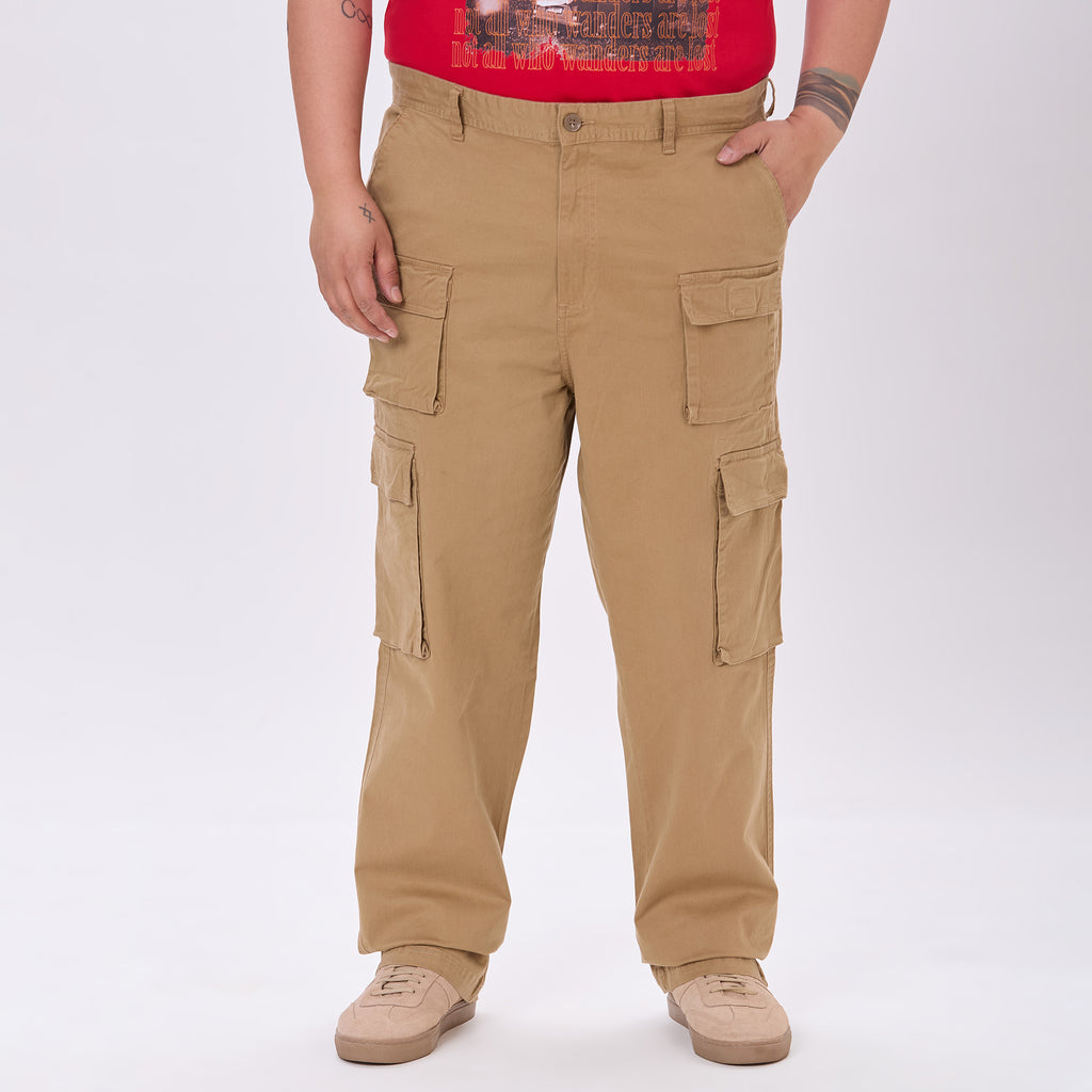 Plus Size Cargo Pant | Khaki