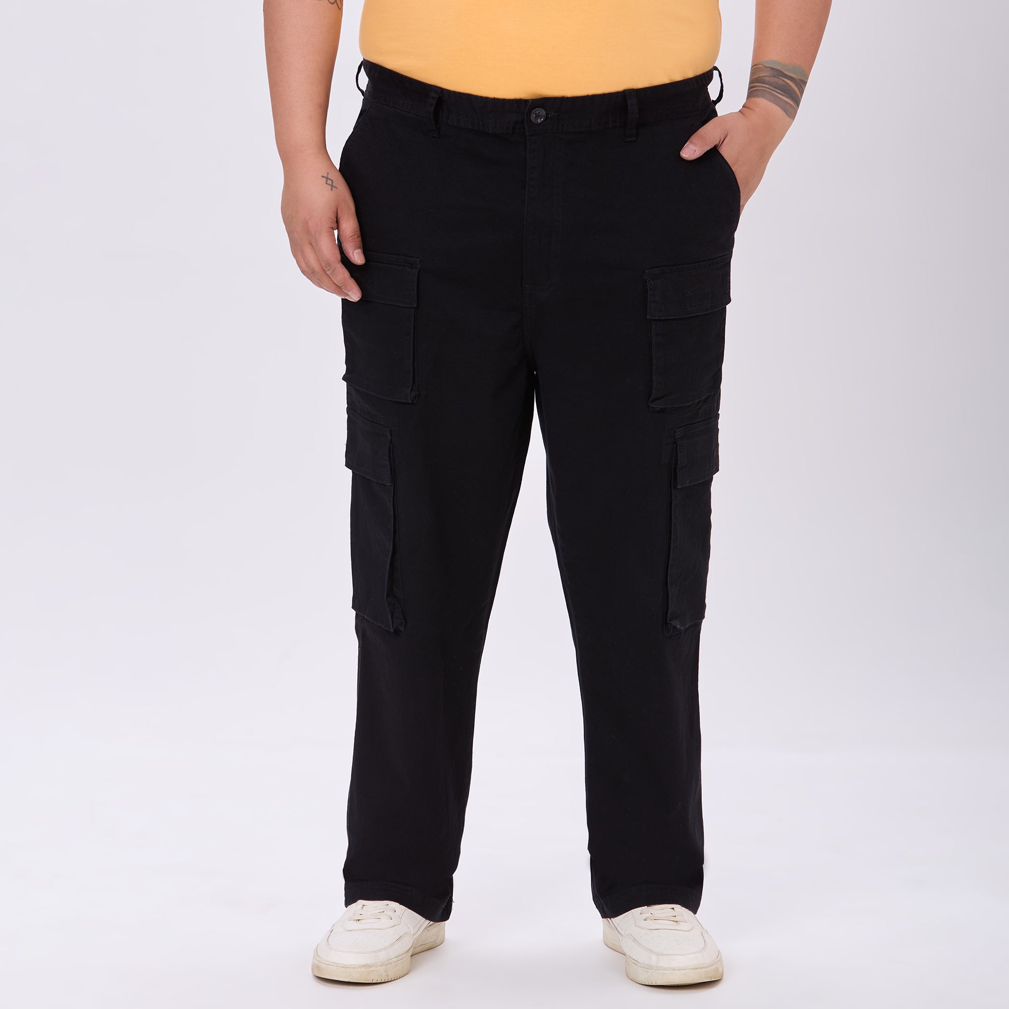 Plus Size Cargo Pant | Black