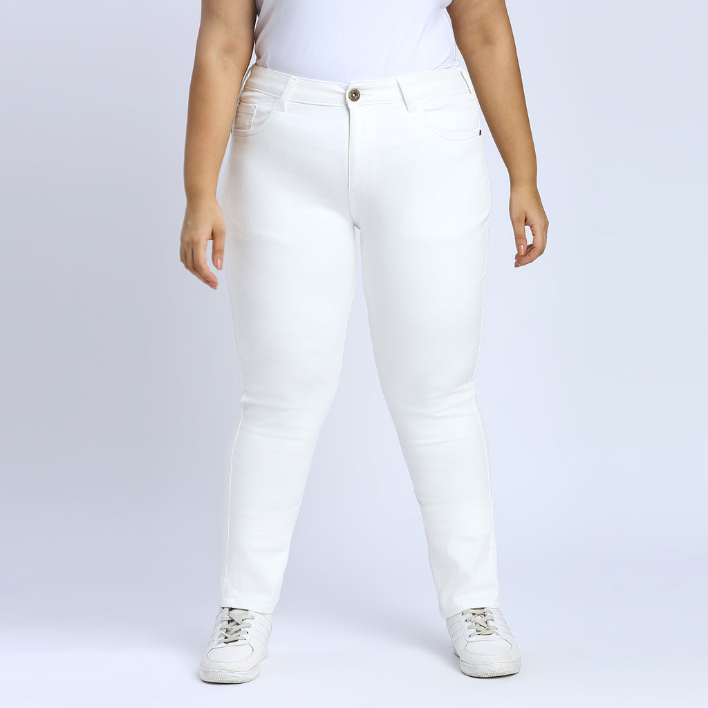Plus Size Jeans | 2XL - 8XL |  White