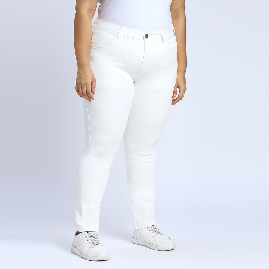 Plus Size Jeans | 2XL - 8XL |  White