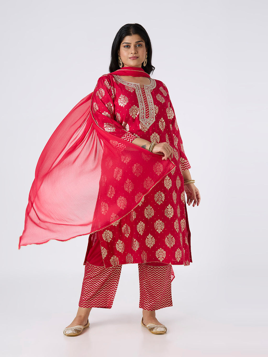 Plus Size Skd | 2XL-8XL | Cherry Red