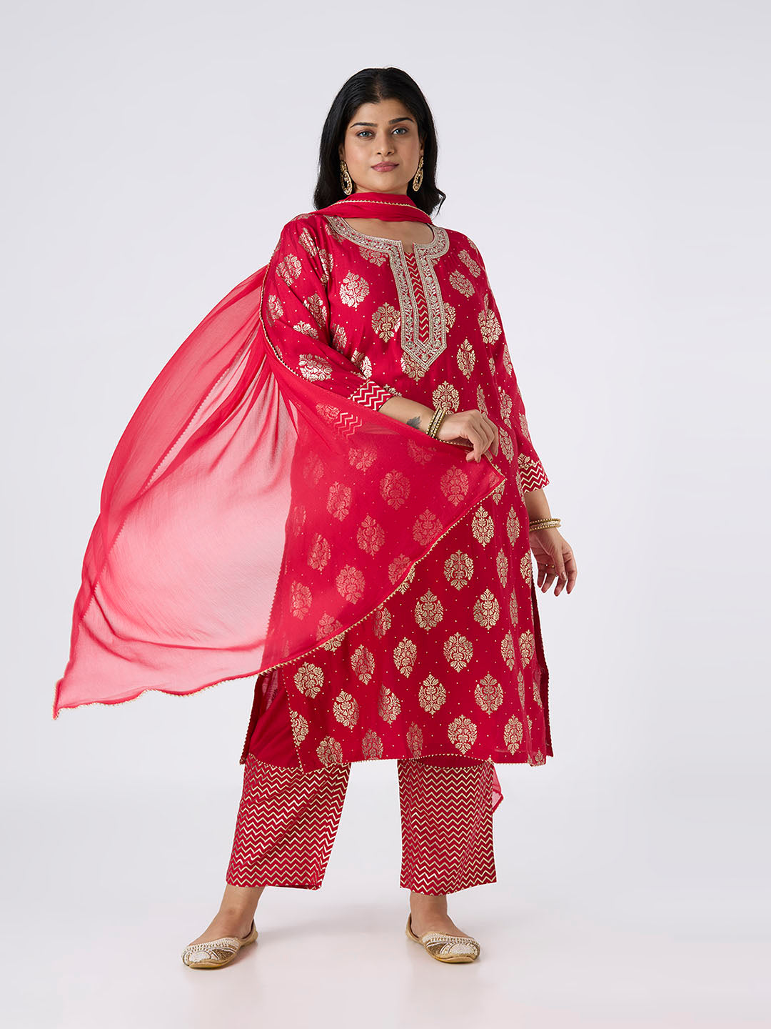 Plus Size Skd | 2XL-8XL | Cherry Red