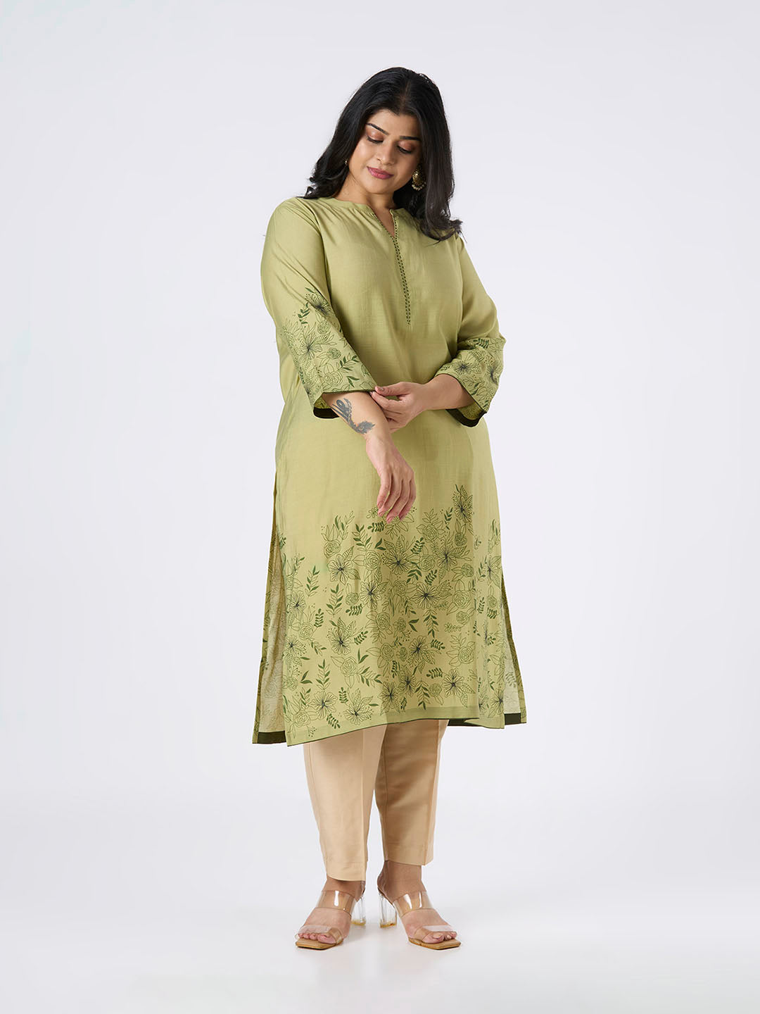 Plus Size Kurta | 2XL-8XL | Green
