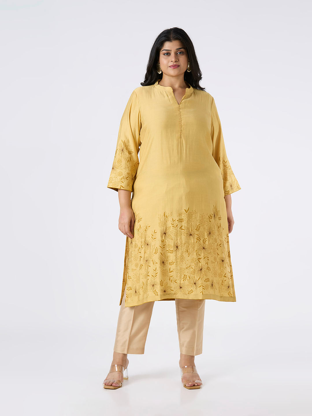Plus Size Kurta | 2XL-8XL | Mustard