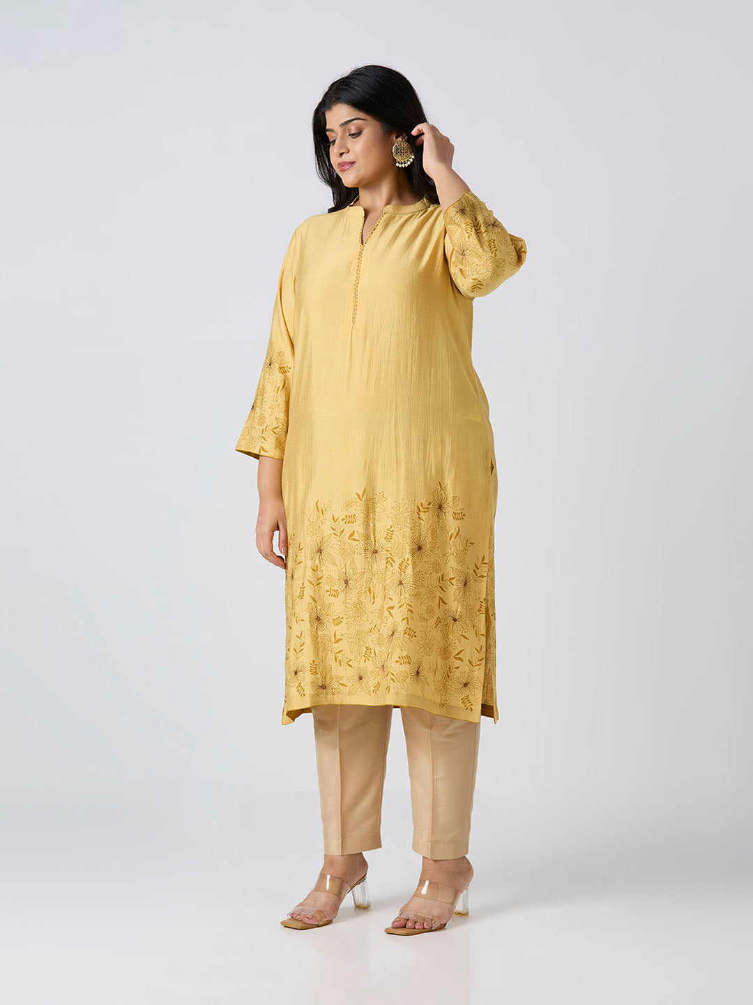 Plus Size Kurta | 2XL-8XL | Mustard